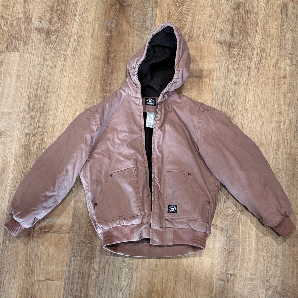 Polar King medium kids Mauve Pink Hooded winter Jacket